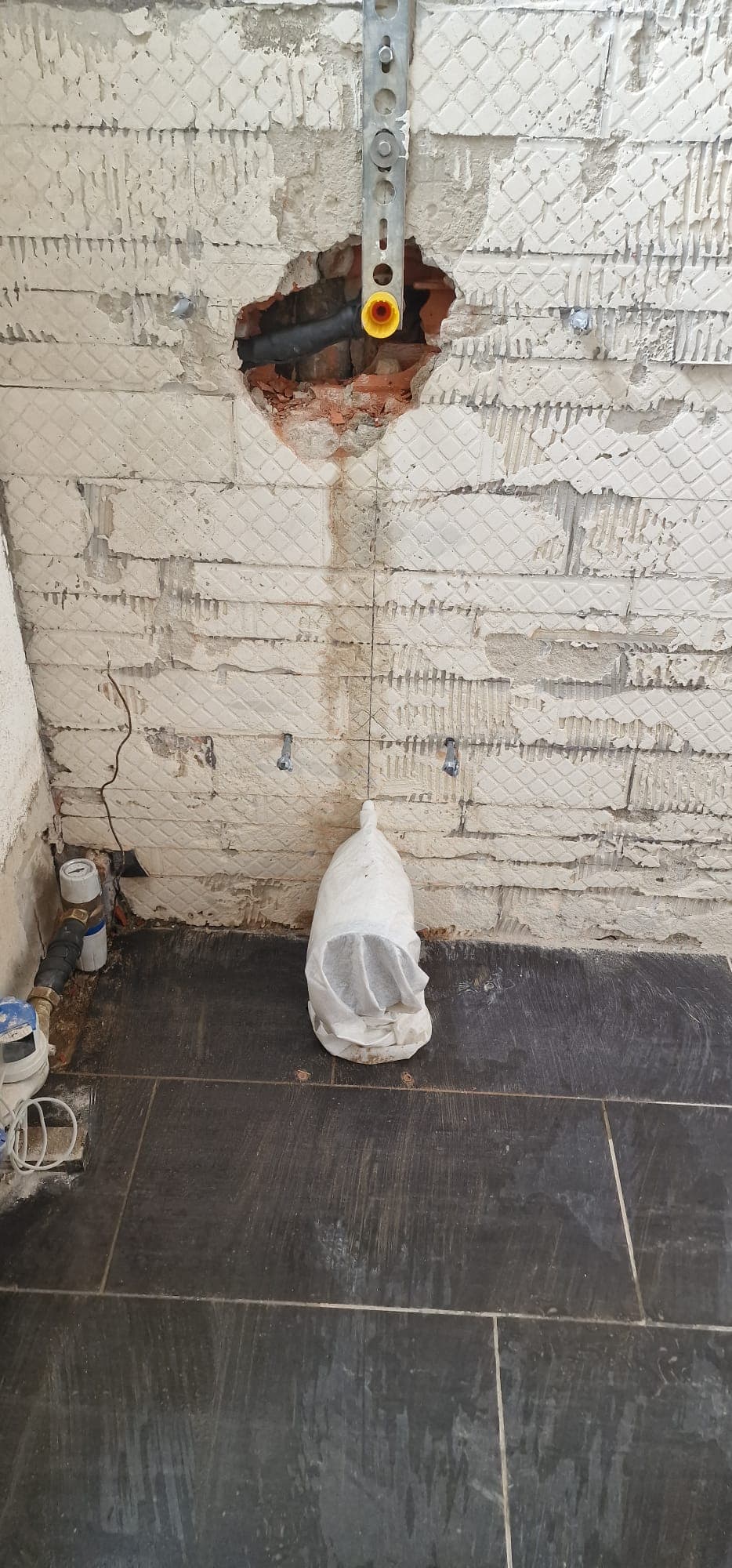 Vaso sanitario prima e dopo - prima